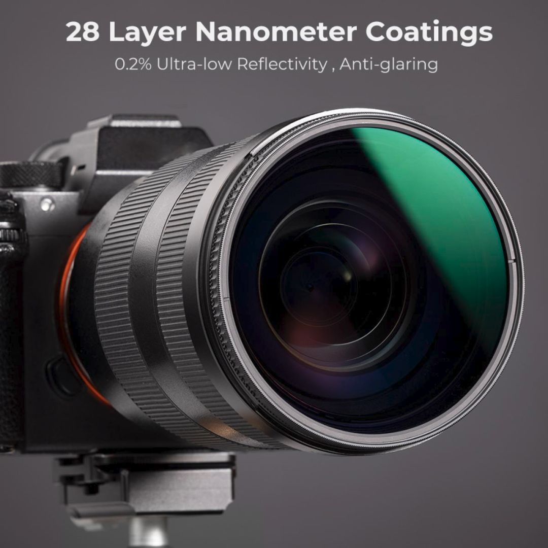 K&F Concept 105mm Nano-X B270 CPL Filter, HD, Waterproof, Anti Scratch, Green Coated KF01.1902 - 2